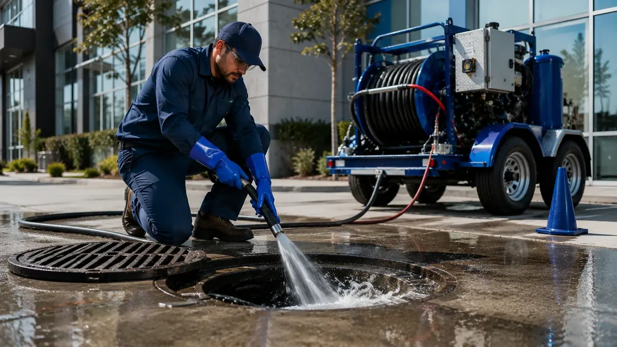 Commercial Hydro Jet Drain Cleaning in Culver City