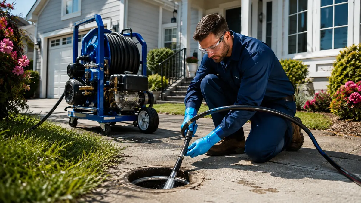 Residential Hydro Jet Drain Cleaning in Culver City