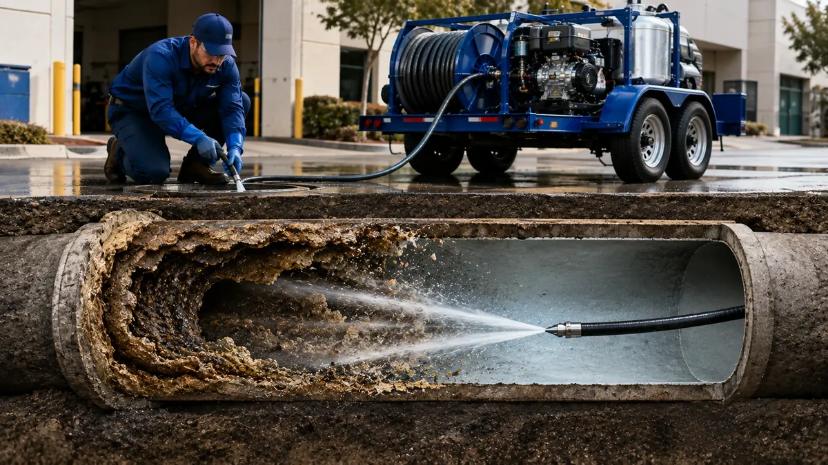 Sewer Pipe Descaling in Culver City